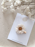 Wool Flower Haarspeldje - Naturel