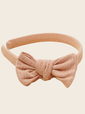 Haarband Bow - Bruin