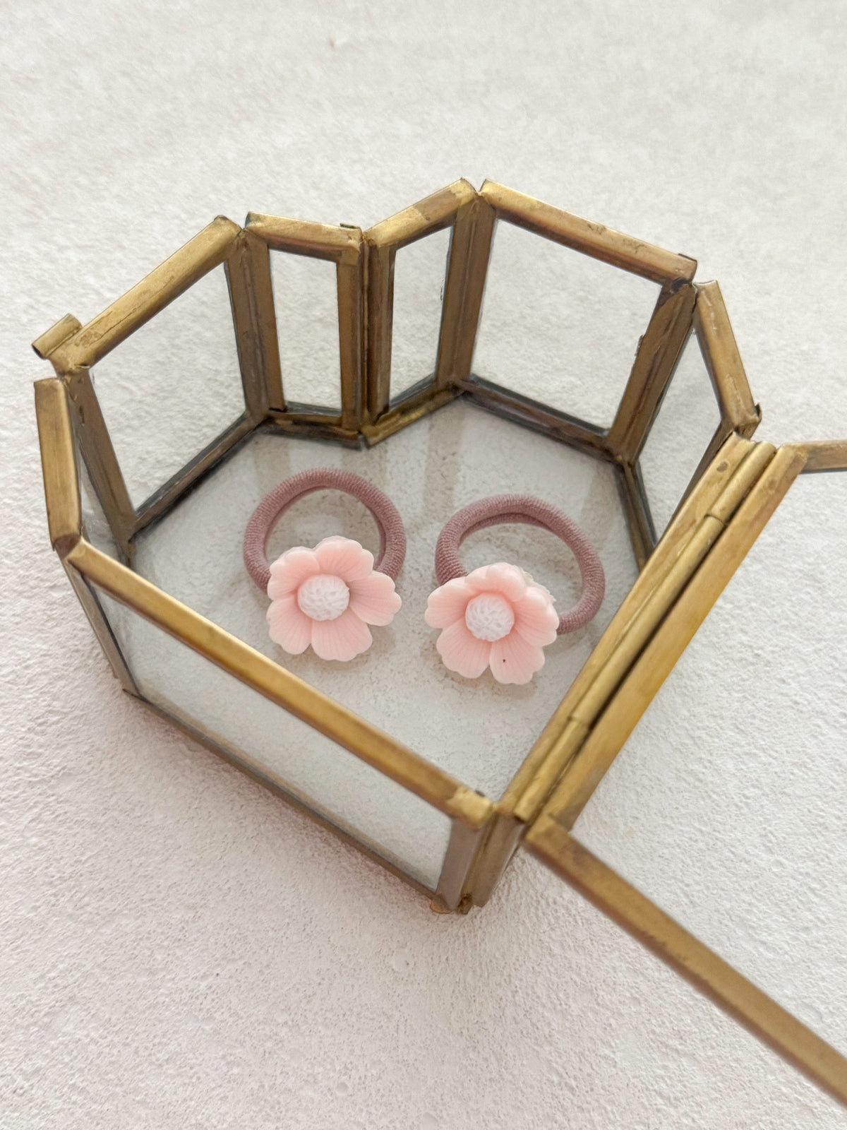 Haarelastiek Flowerly - Roze