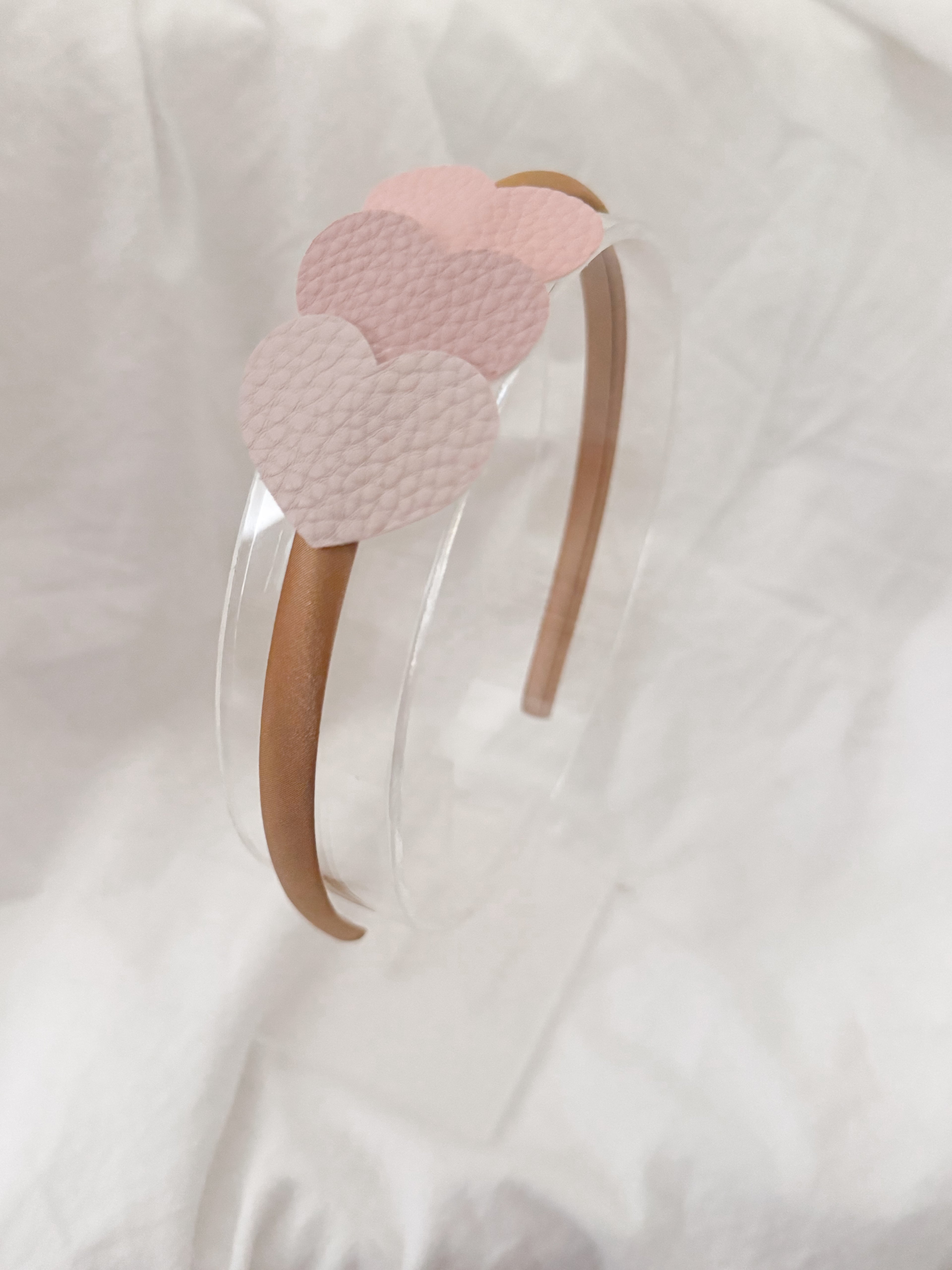 Diadeem Hearts - Oud Roze