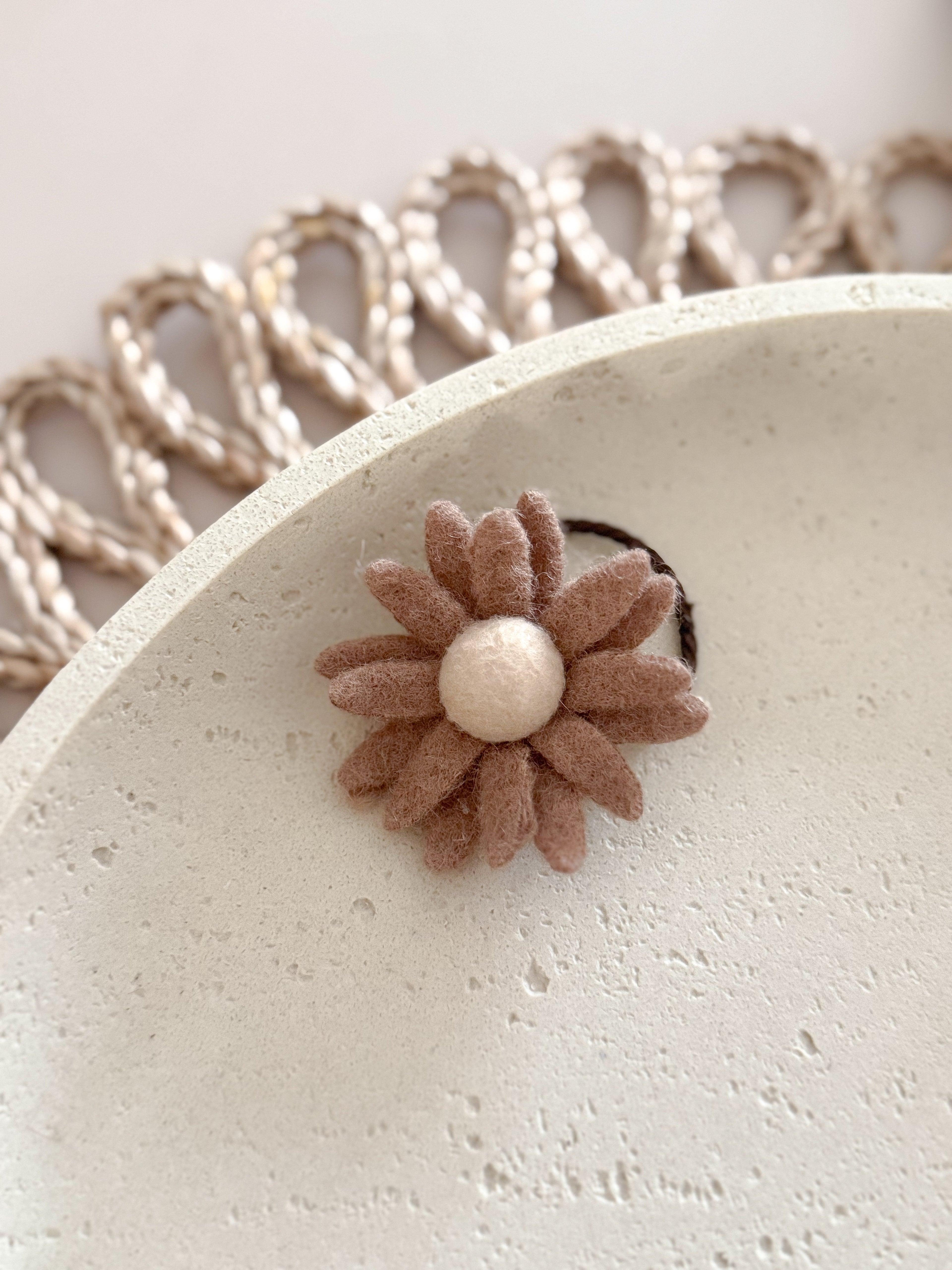 Haarelastiek Daisy - Bruin