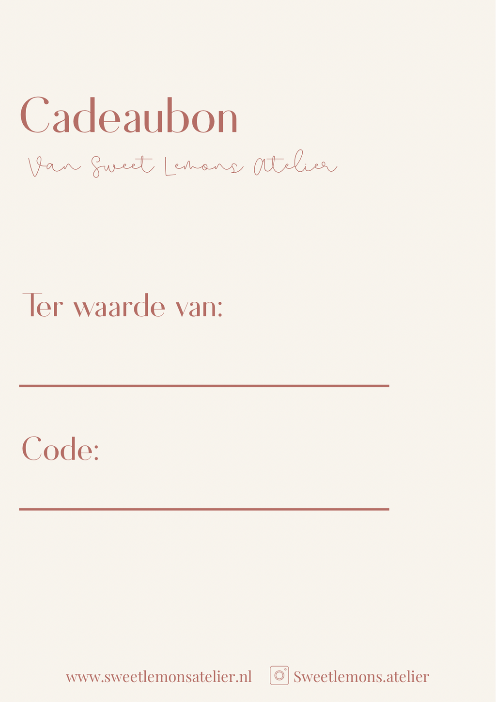 Cadeaubon