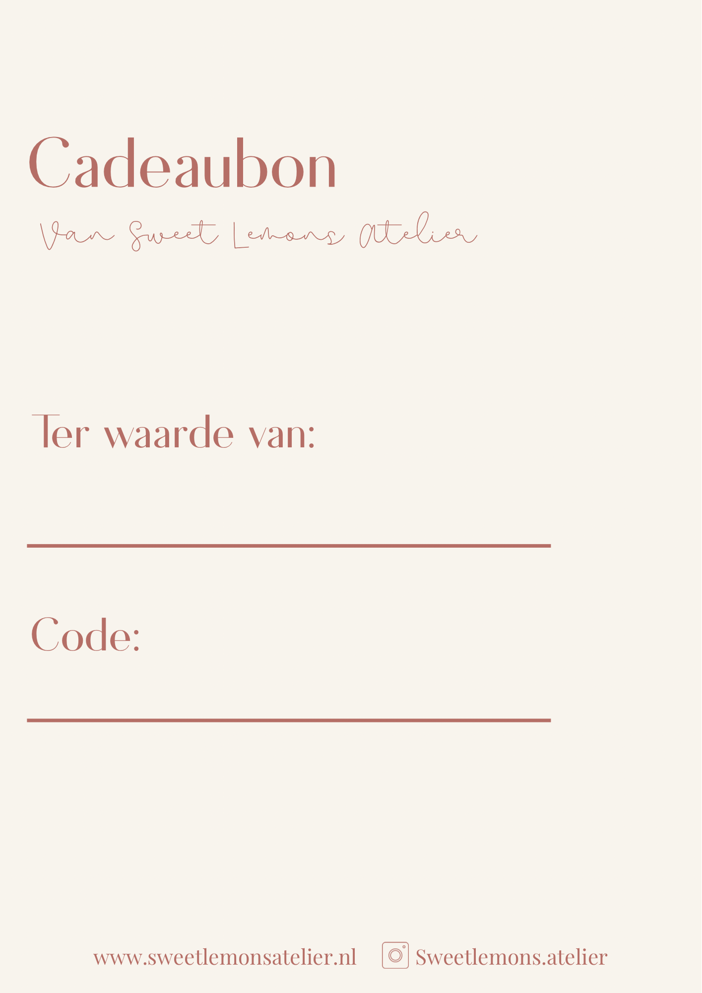Cadeaubon