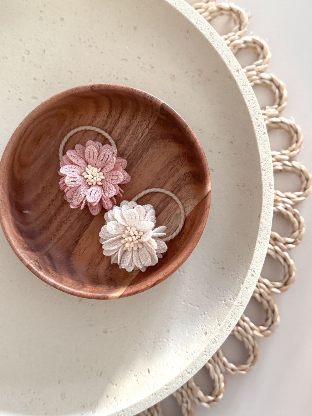 Haarelastiek Poppy - Crème