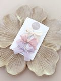 Haarspeldje Silk Bow - Pastel