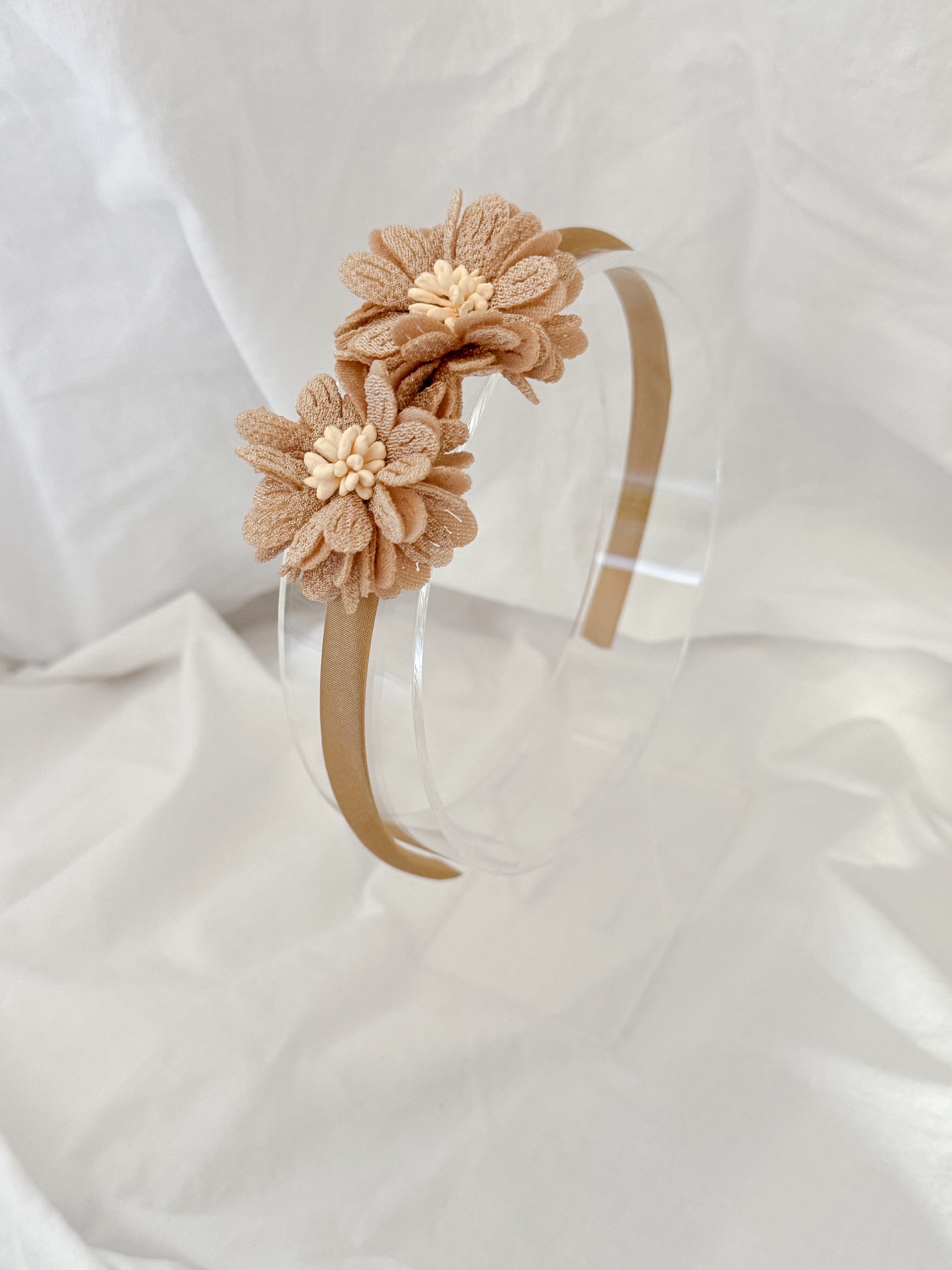 Diadeem Poppy - Beige