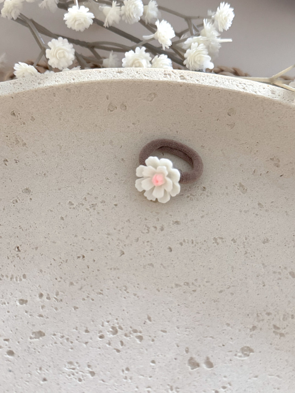 Haarelastiek Bloom - Wit