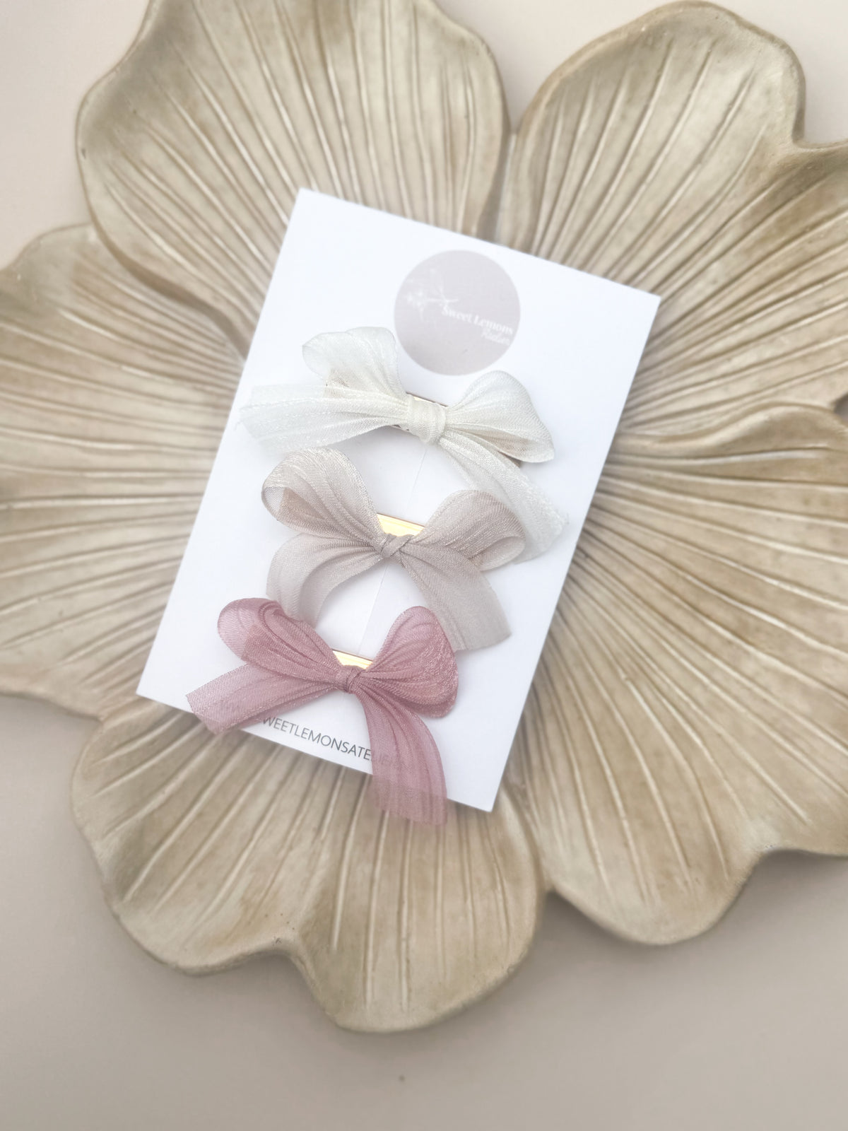 Silk Bow Set - Pink Party