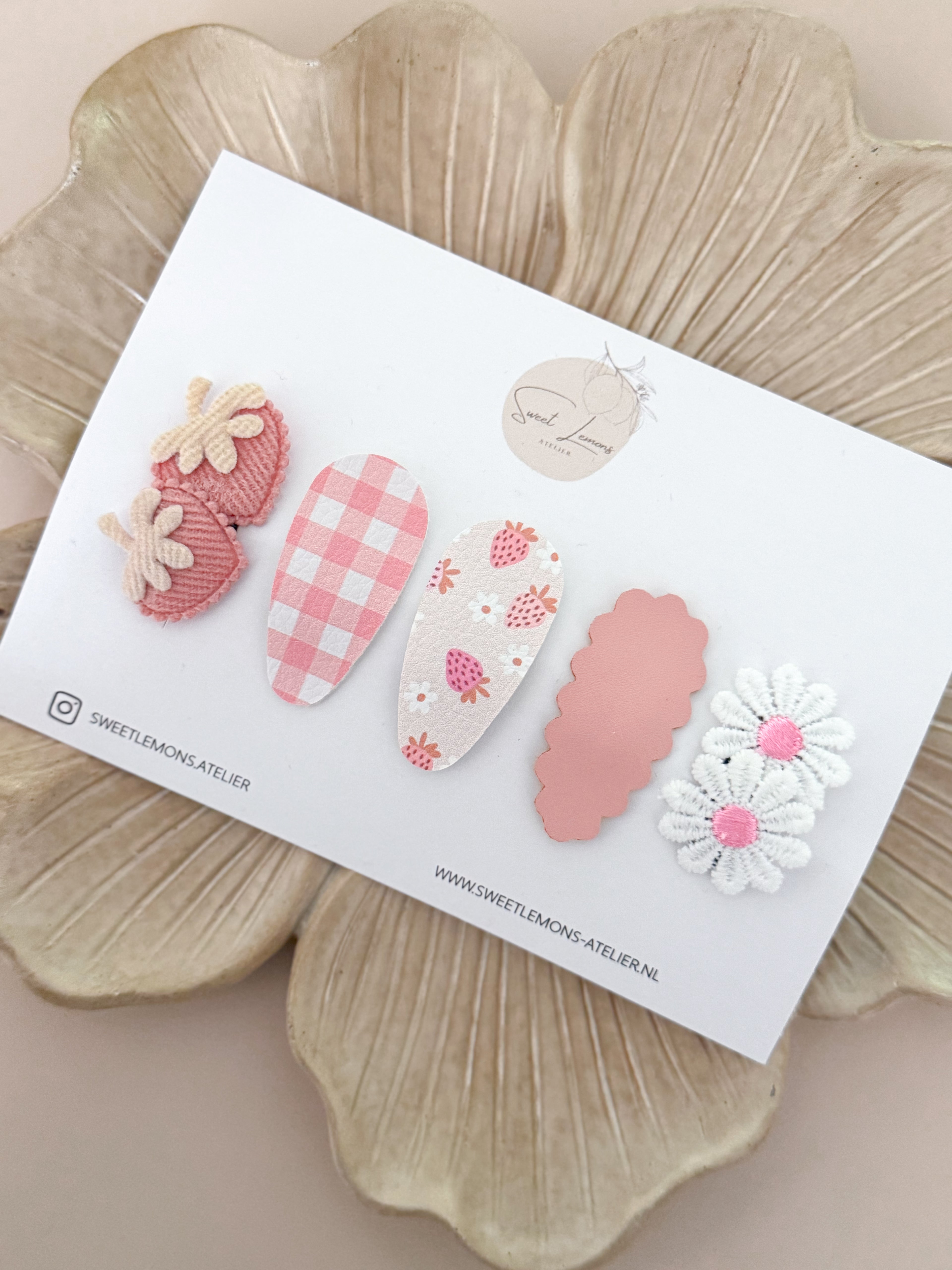 Antislip Setje - Strawberry Blush