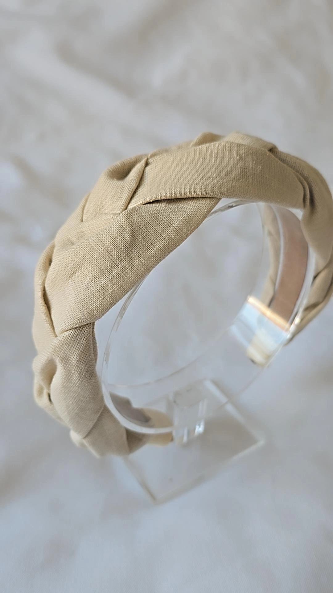 Haarband Braided - Crème