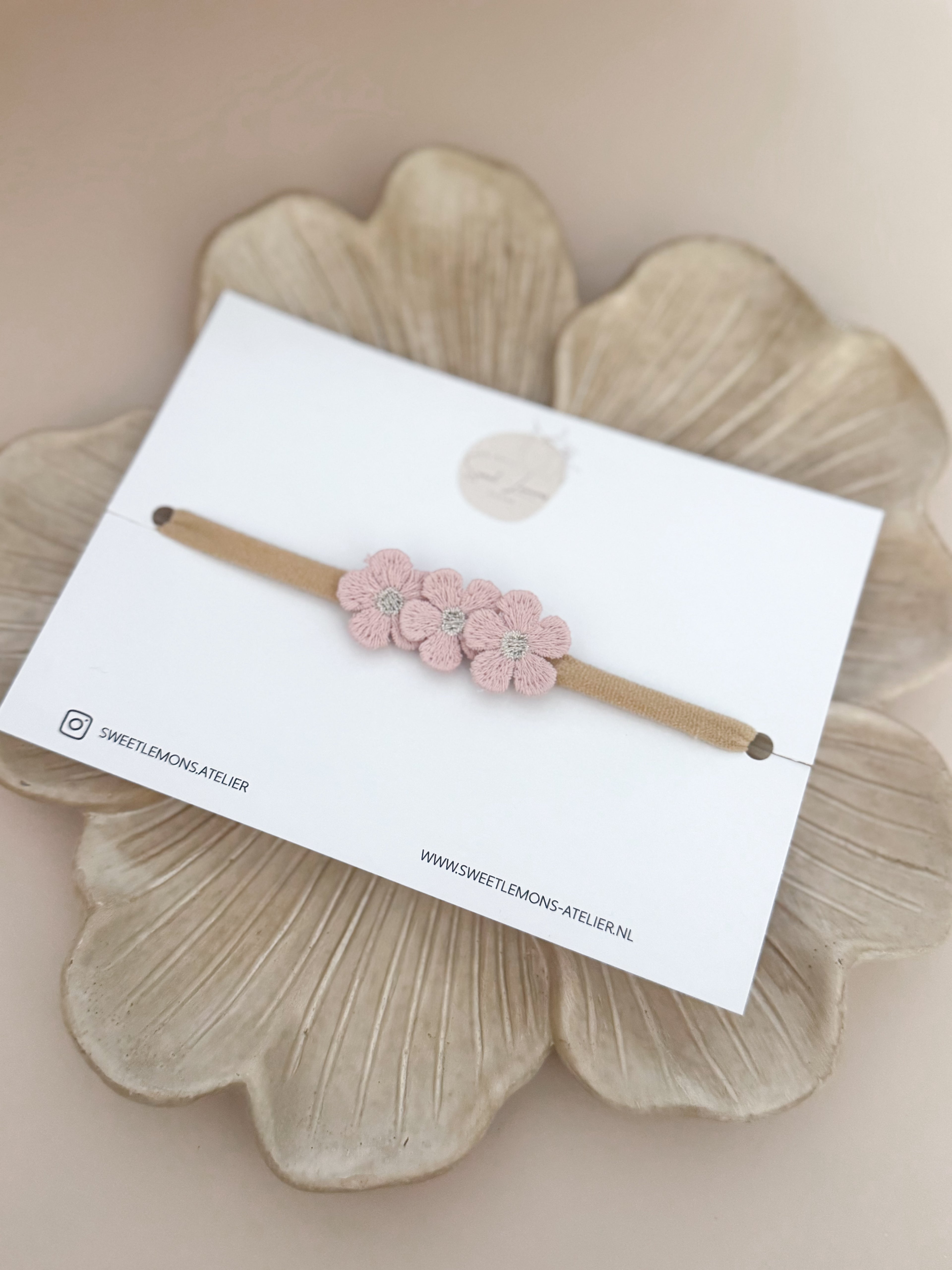 Haarband Blossom - Roze