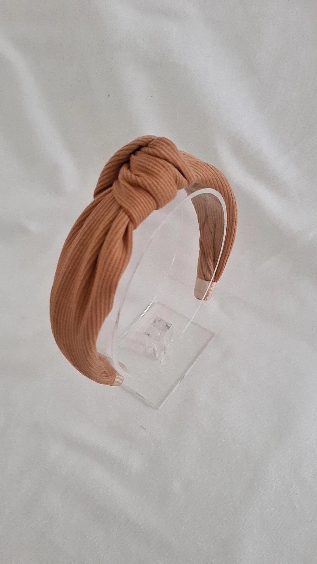 Haarband Ribbed Knot - Dusty Pink