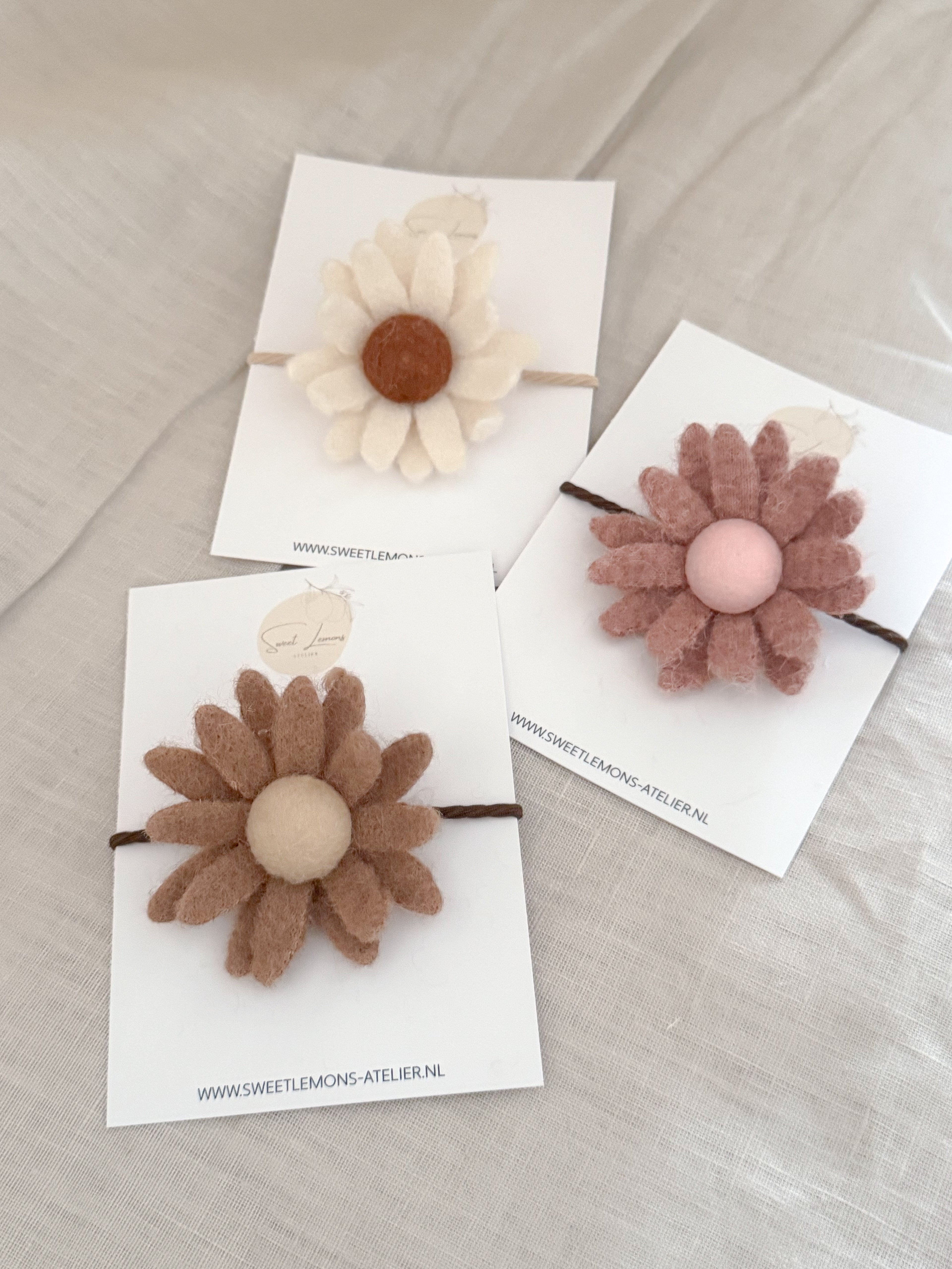 Haarelastiek Daisy - Bruin