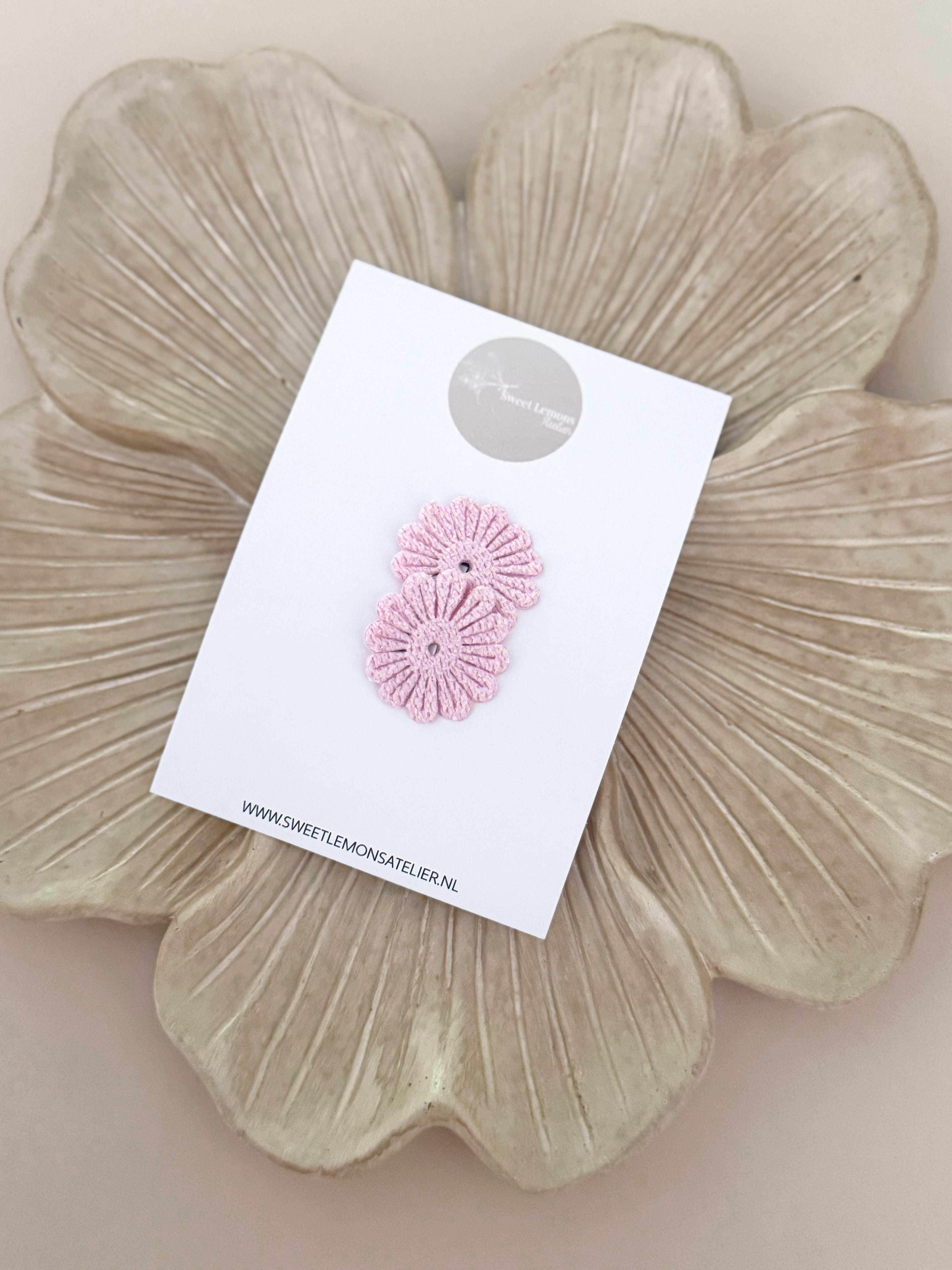 Antislip Haarspeldje Bloom - Roze