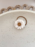 Haarelastiek Wool Flower - Naturel