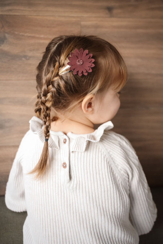 Haarspeldje Dahlia - Glitter Purple