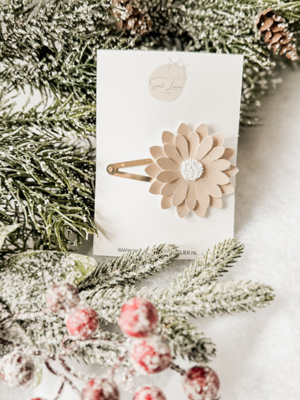 Haarspeldje Dahlia - Sparkle Brown