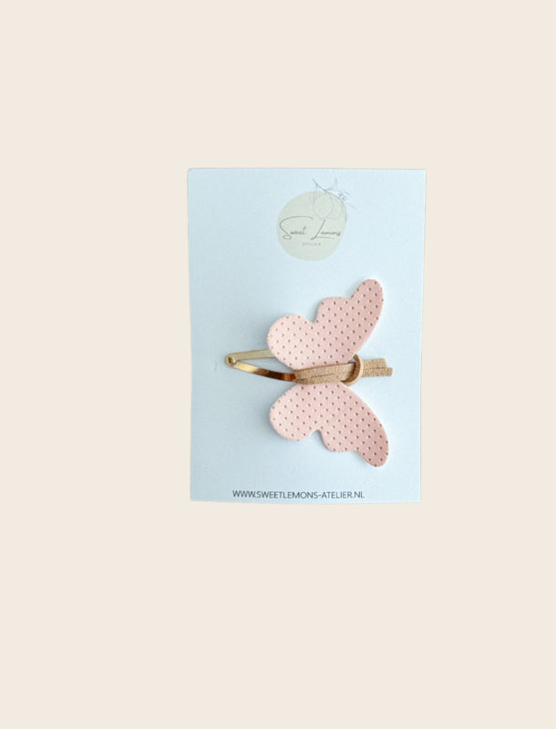 Vlinder Haarspeldje - Golden Dots