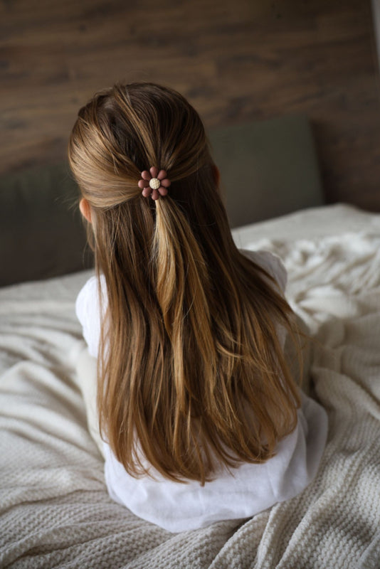 Haarelastiek Madelief - Mauve