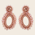 Oorbellen Big Ivy - Roze