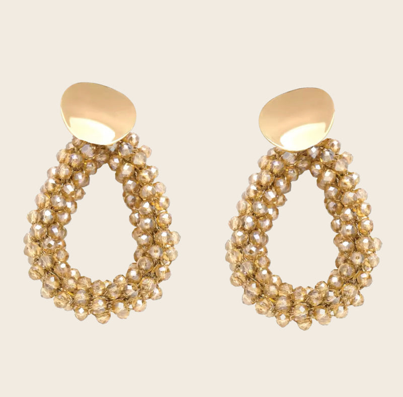 Oorbellen Amy - Beige