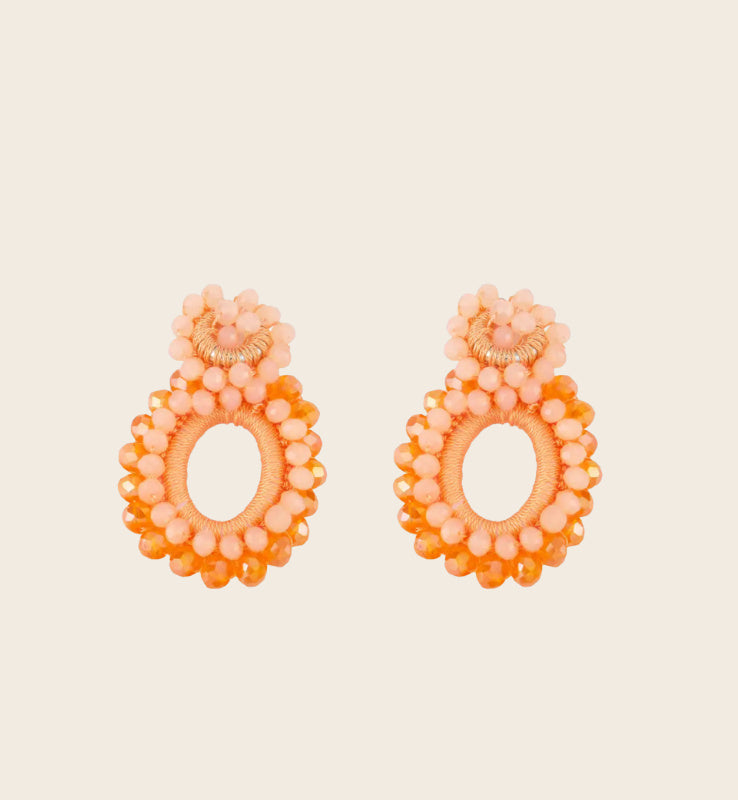 Oorbellen Ivy - Coral